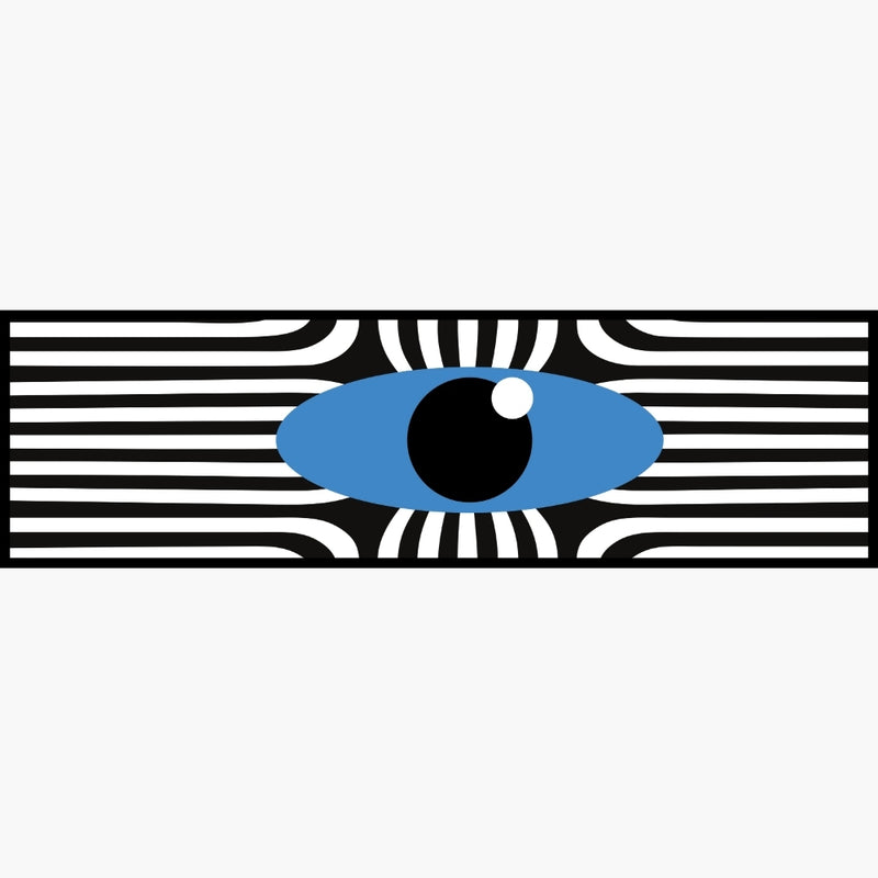 Humble Hilo Soft Sustainable Art Scarf, Abstract Eye