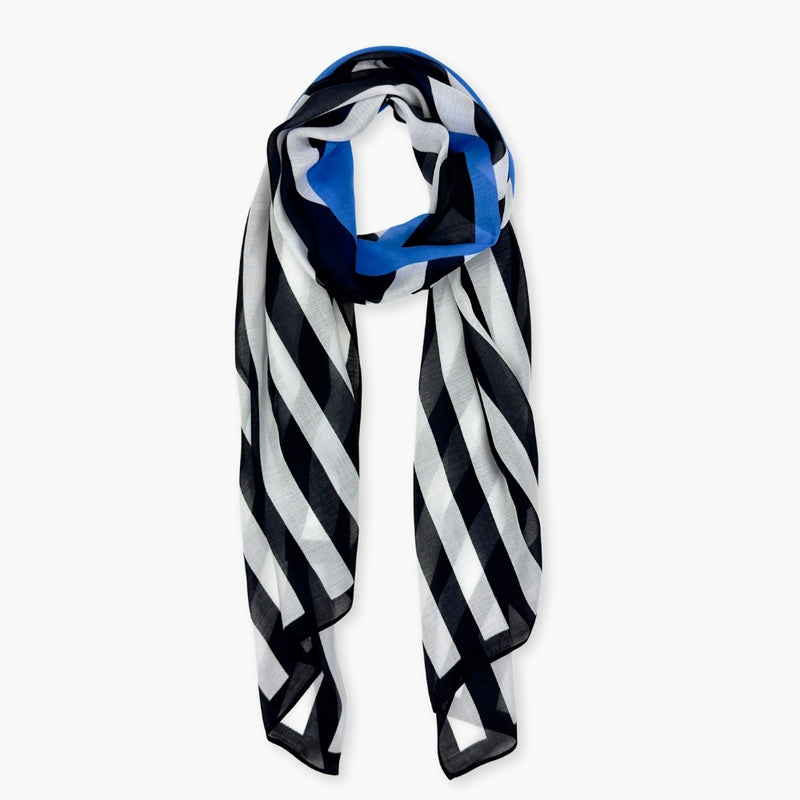 Humble Hilo Soft Sustainable Art Scarf, Abstract Eye