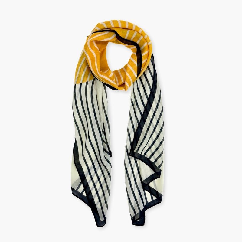 Humble Hilo Soft Sustainable Art Scarf, Geometric
