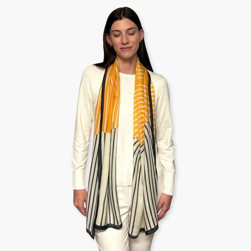 Humble Hilo Soft Sustainable Art Scarf, Geometric