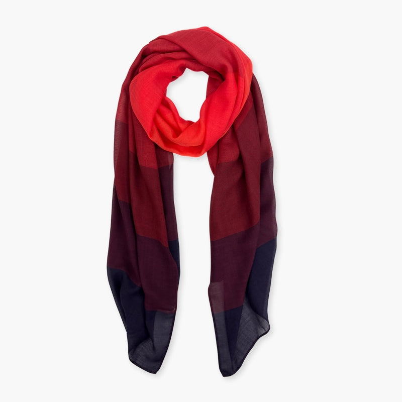 Humble Hilo Soft Sustainable Art Scarf, Retro Palette