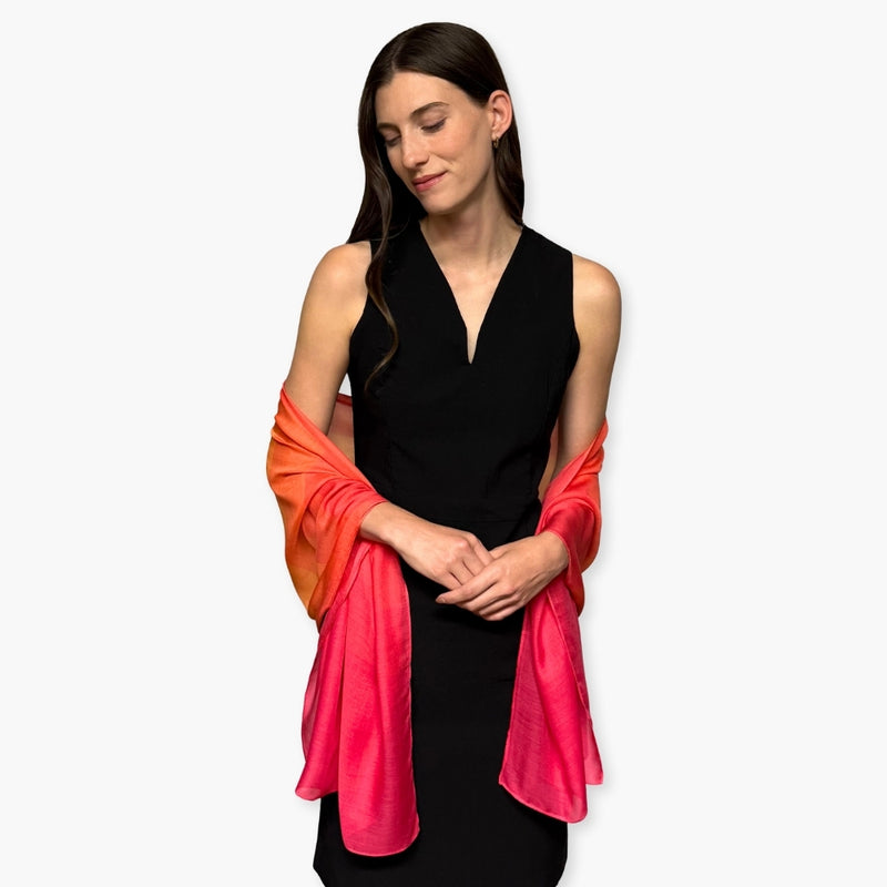 Humble Hilo Soft Sustainable Art Scarf, Retro Palette