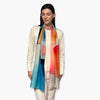 Humble Hilo Soft Sustainable Art Scarf, Geometric Abstract