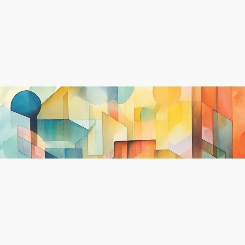 Humble Hilo Soft Sustainable Art Scarf, Geometric Abstract