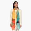 Humble Hilo Soft Sustainable Art Scarf, Geometric Abstract