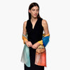 Humble Hilo Soft Sustainable Art Scarf, Geometric Abstract
