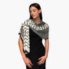 Humble Hilo Soft Sustainable Art Scarf, Optical Art