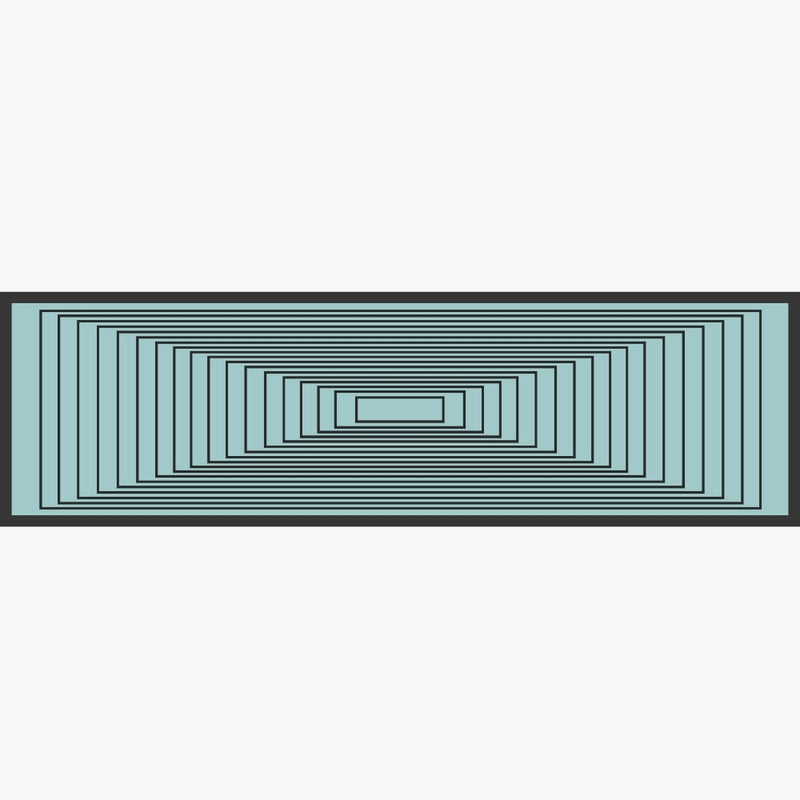 Humble Hilo Soft Sustainable Art Scarf, Optical Art