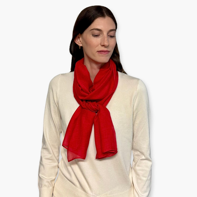 Humble Hilo Soft Sustainable Art Scarf, Solid