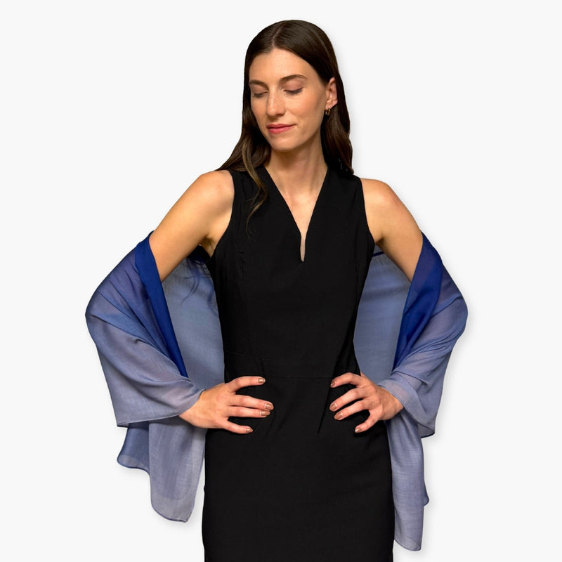 Humble Hilo Soft Sustainable Art Scarf, Ombre