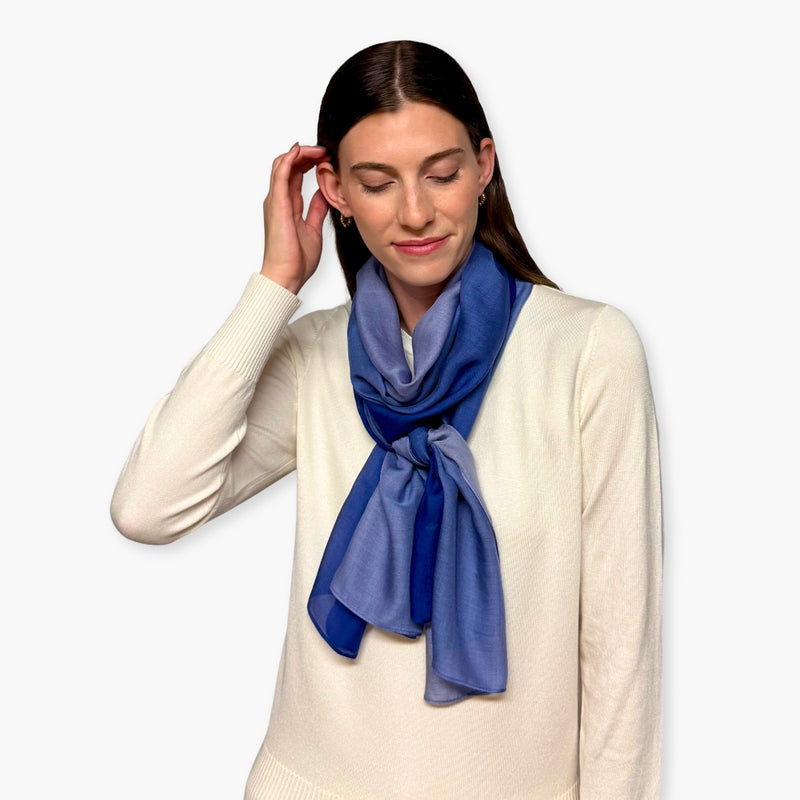 Humble Hilo Soft Sustainable Art Scarf, Ombre