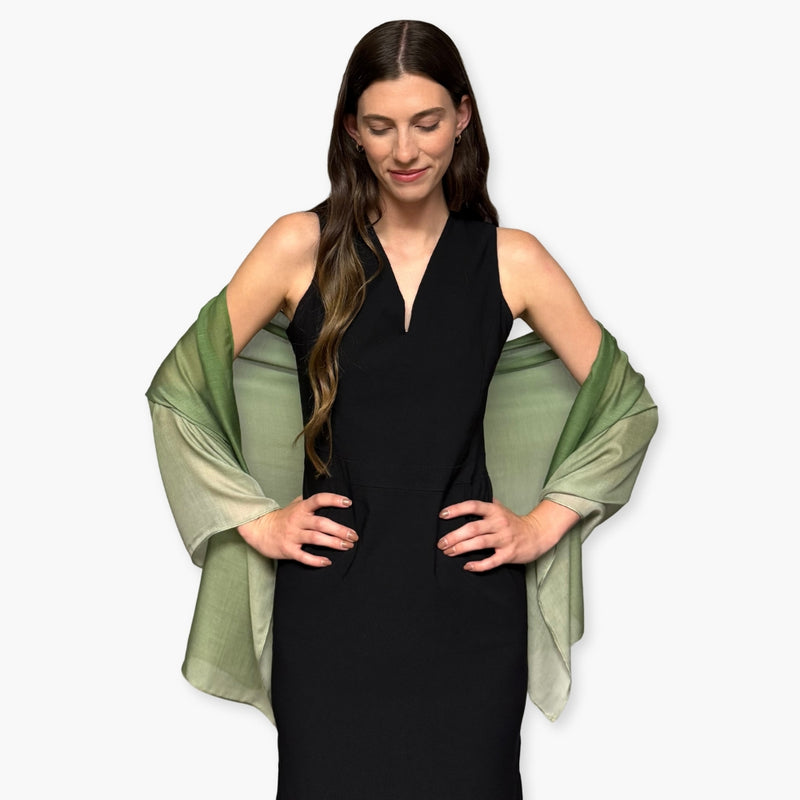 Humble Hilo Soft Sustainable Art Scarf, Ombre