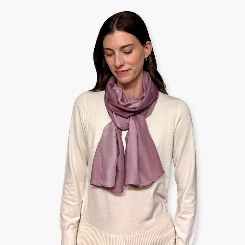 Humble Hilo Soft Sustainable Art Scarf, Ombre