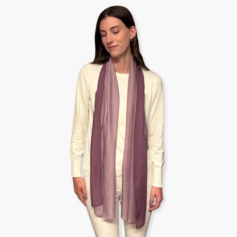 Humble Hilo Soft Sustainable Art Scarf, Ombre