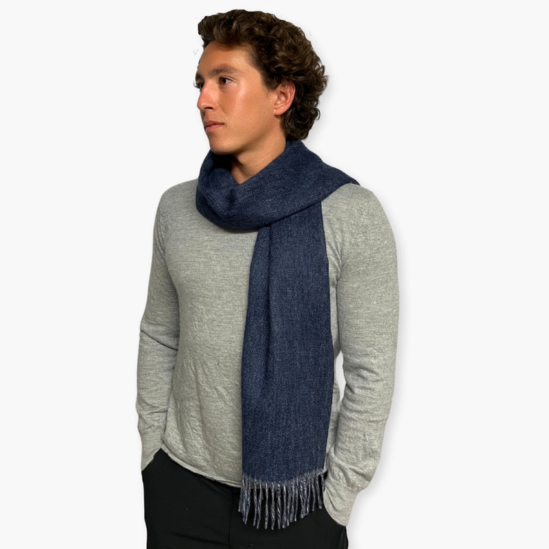 Humble Hilo Lambs Wool Scarf Double Sided