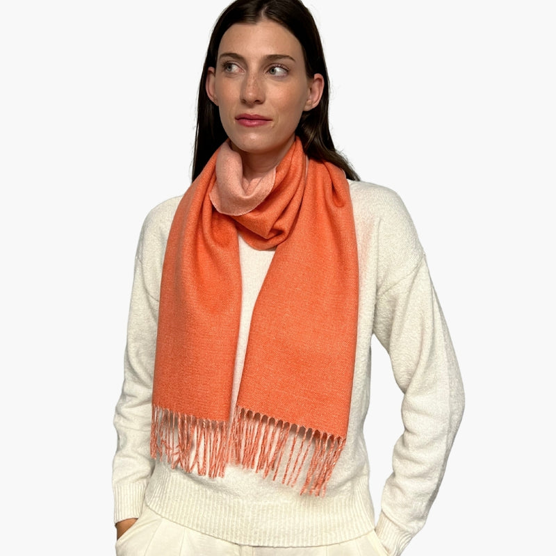 Humble Hilo Lambs Wool Scarf Double Sided