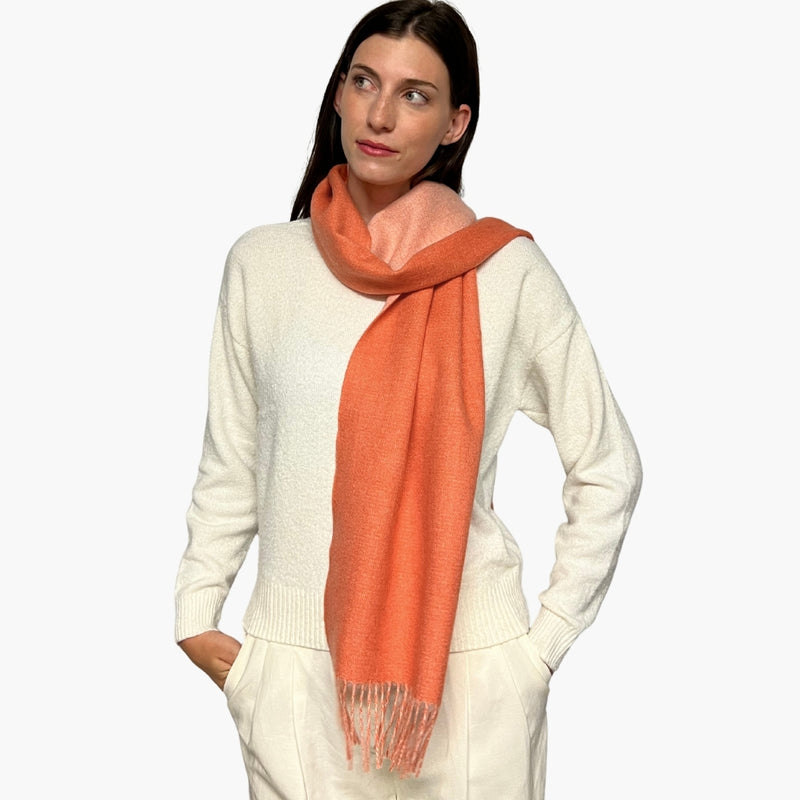 Humble Hilo Lambs Wool Scarf Double Sided