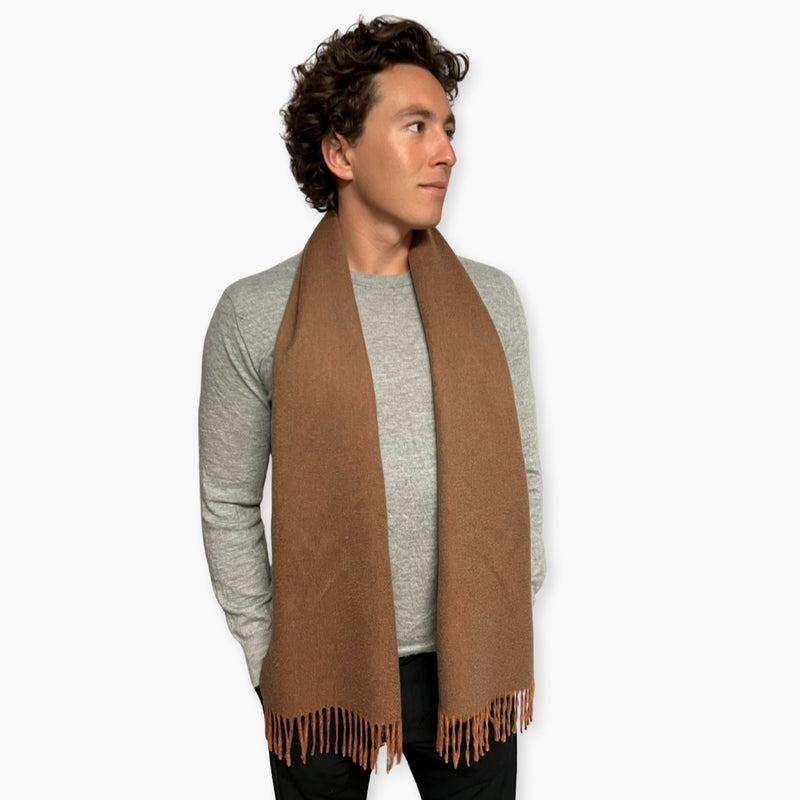 Humble Hilo Lambs Wool Scarf Double Sided