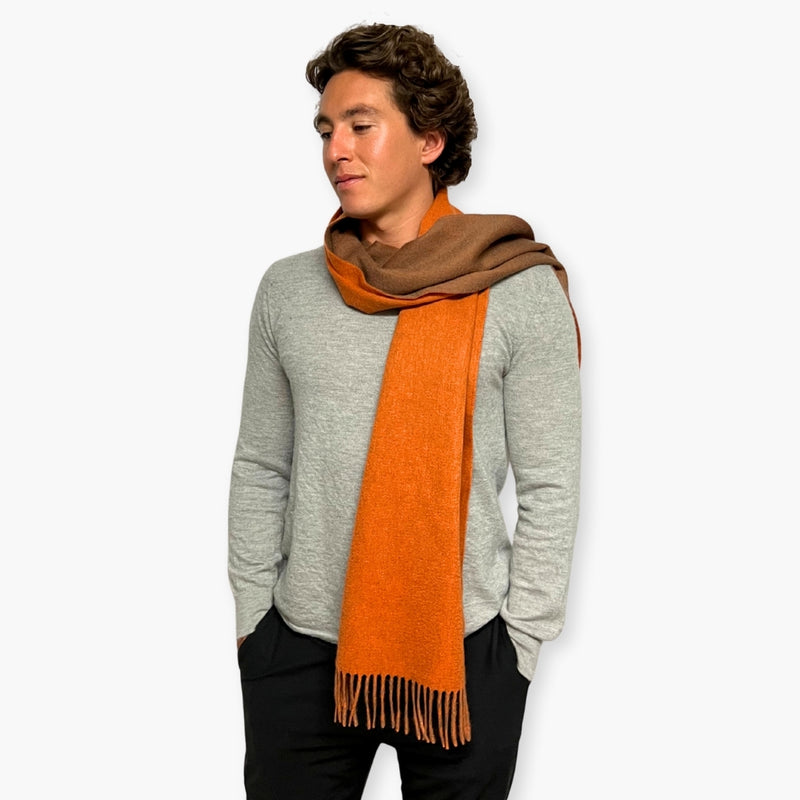 Humble Hilo Lambs Wool Scarf Double Sided