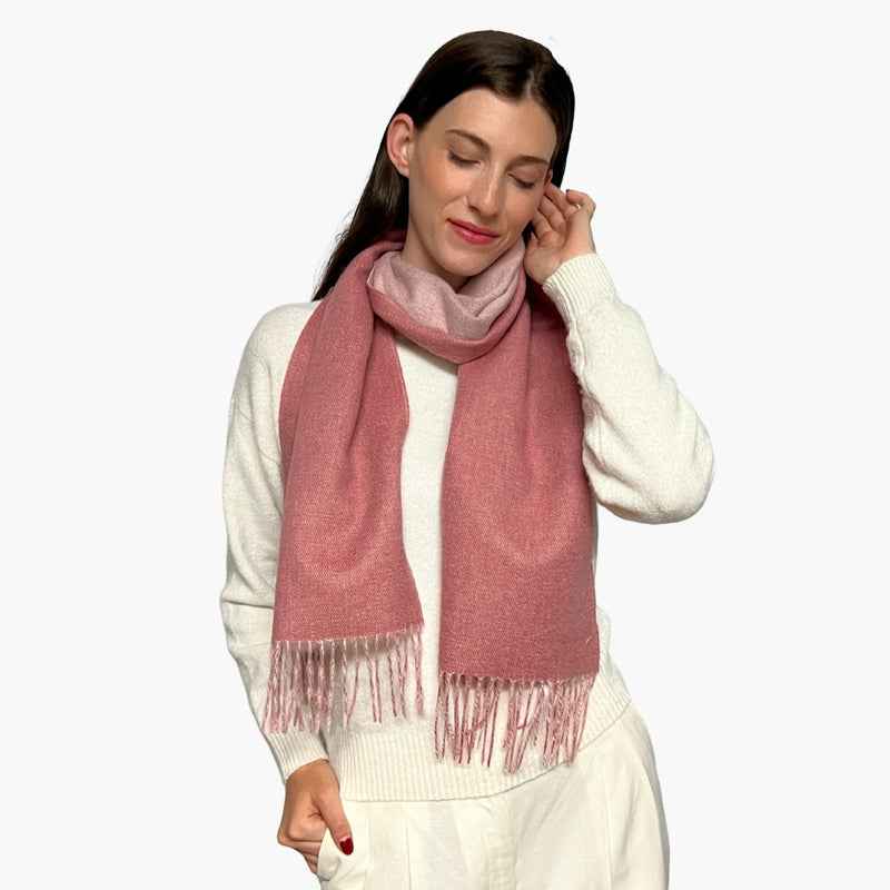 Humble Hilo Lambs Wool Scarf Double Sided