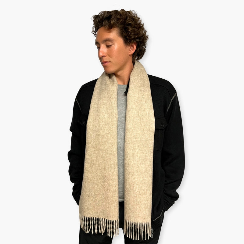 Humble Hilo Lambs Wool Scarf Double Sided