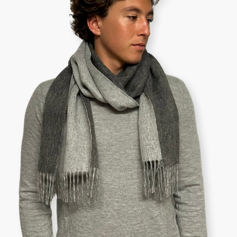Humble Hilo Lambs Wool Scarf Double Sided