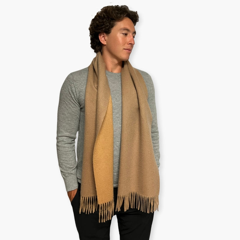 Humble Hilo Lambs Wool Scarf Double Sided