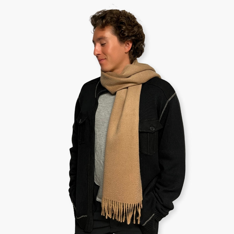 Humble Hilo Lambs Wool Scarf Double Sided