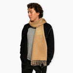 Humble Hilo Lambs Wool Scarf Double Sided