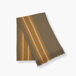 Humble Hilo Lambs Wool Scarf, Long Woven Stripes