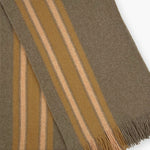 Humble Hilo Lambs Wool Scarf, Long Woven Stripes