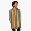 Humble Hilo Lambs Wool Scarf, Long Woven Stripes