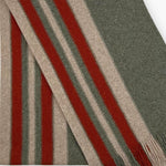 Humble Hilo Lambs Wool Scarf, Long Woven Stripes