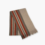 Humble Hilo Lambs Wool Scarf, Long Woven Stripes