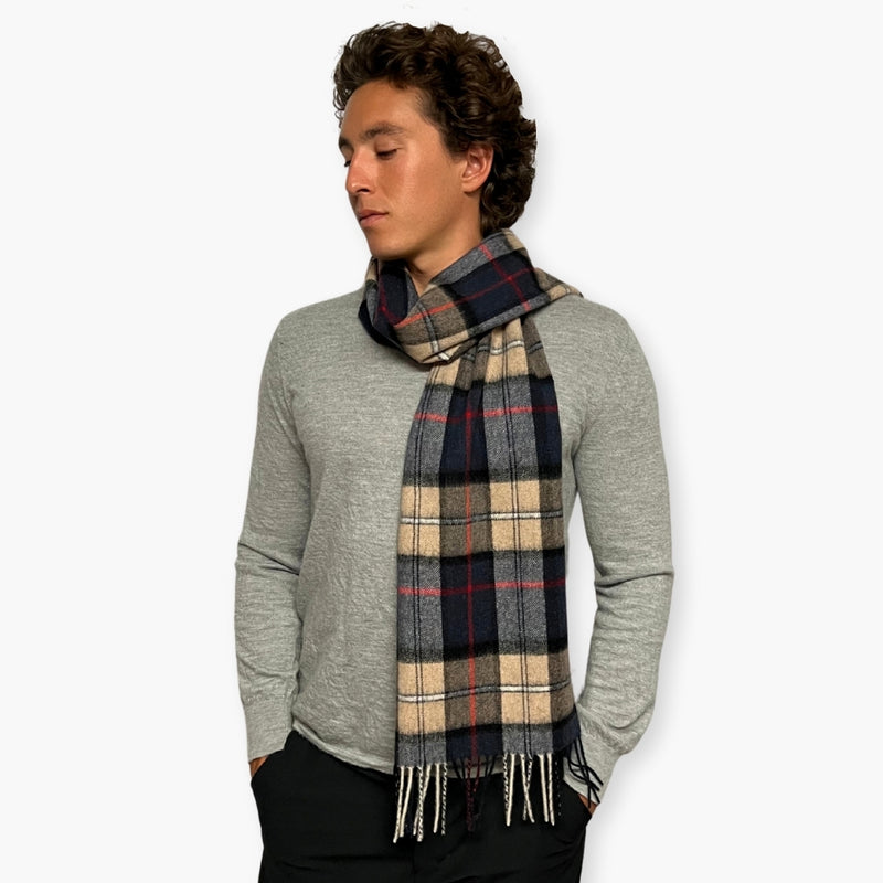 Humble Hilo Wool Scarf, Heritage Plaid
