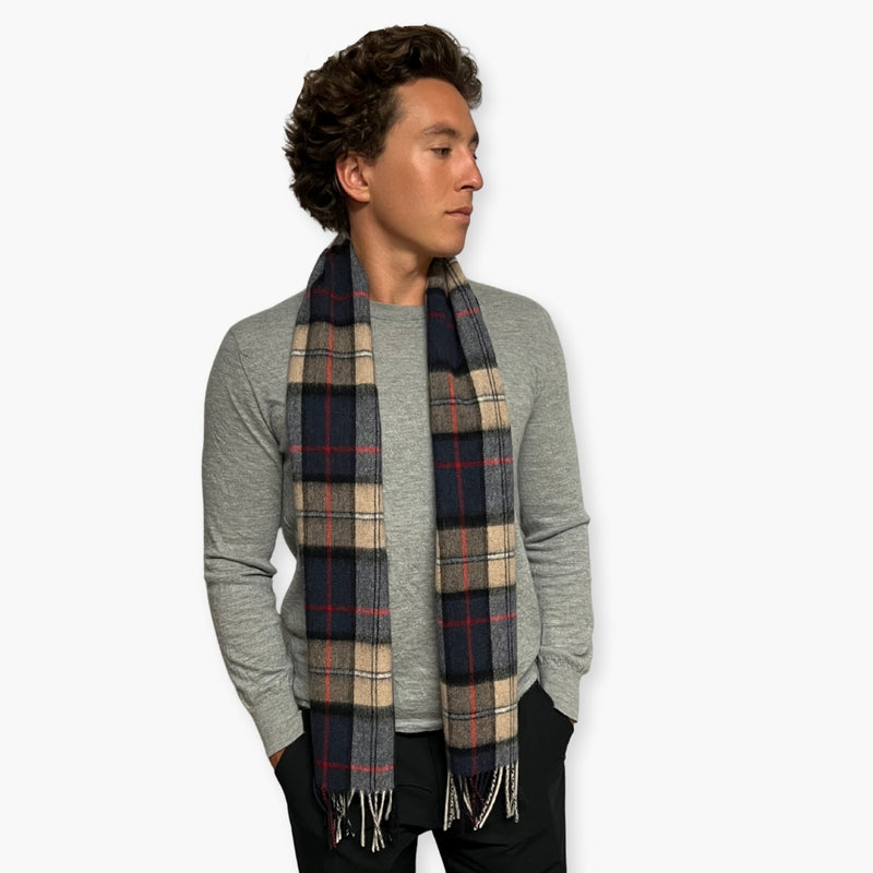 Humble Hilo Wool Scarf, Heritage Plaid