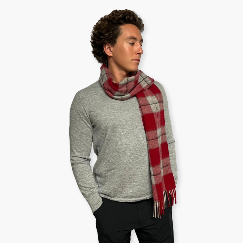 Humble Hilo Wool Scarf, Heritage Plaid