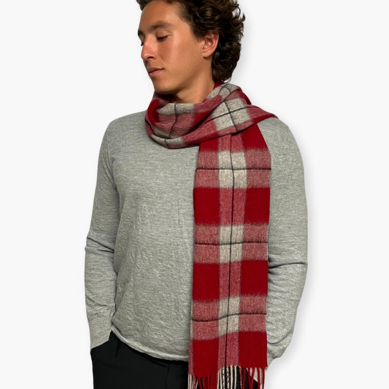 Humble Hilo Wool Scarf, Heritage Plaid
