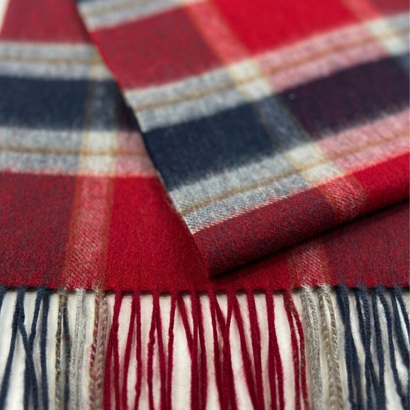 Humble Hilo Wool Scarf, Heritage Plaid