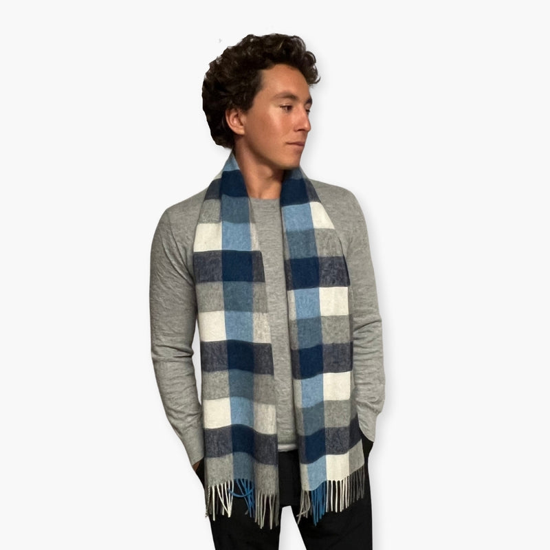 Humble Hilo Wool Scarf, Heritage Plaid