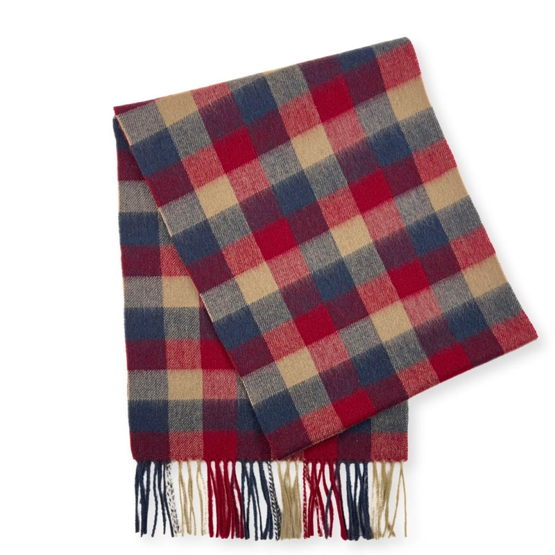 Humble Hilo Wool Scarf, Heritage Plaid