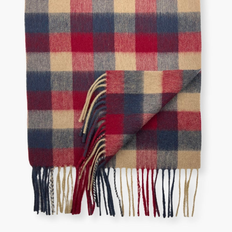 Humble Hilo Wool Scarf, Heritage Plaid