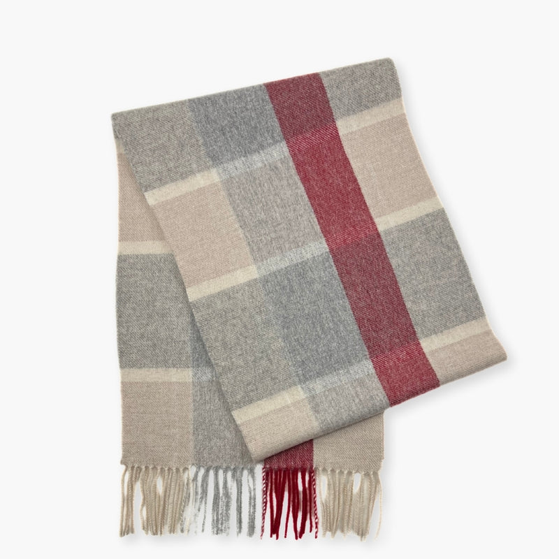Humble Hilo Wool Scarf, Heritage Plaid