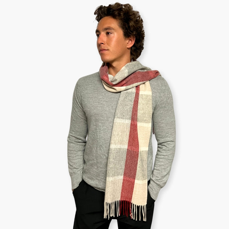 Humble Hilo Wool Scarf, Heritage Plaid