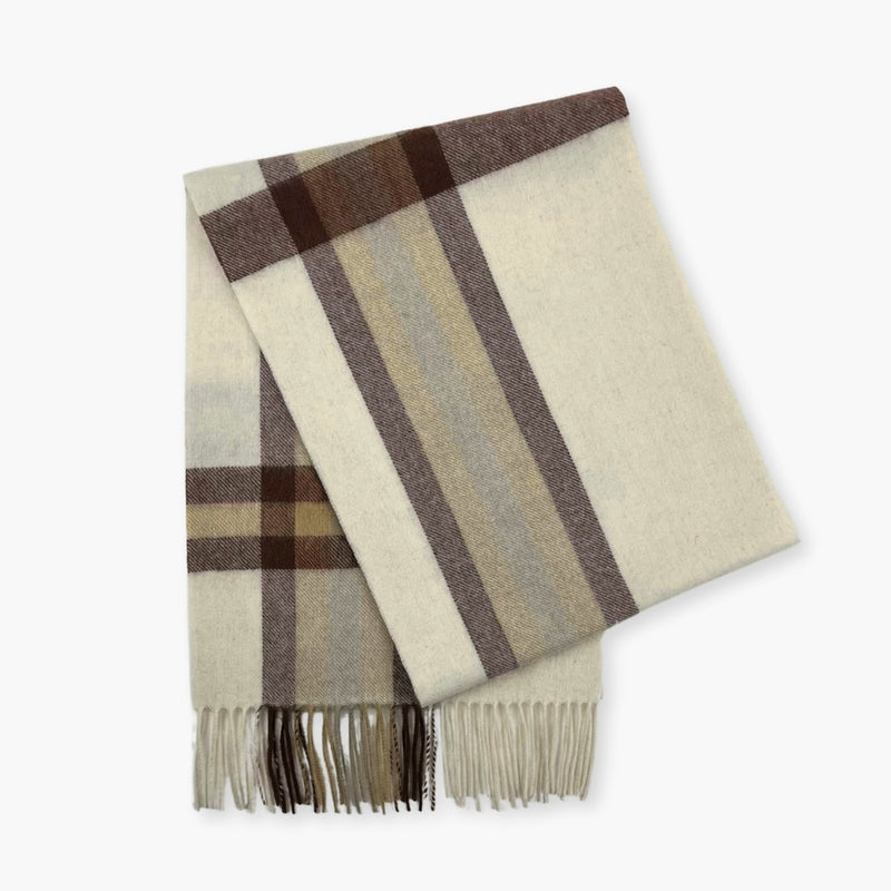 Humble Hilo Wool Scarf, Heritage Plaid