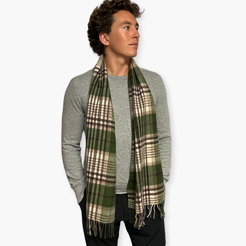Humble Hilo Wool Scarf, Heritage Plaid