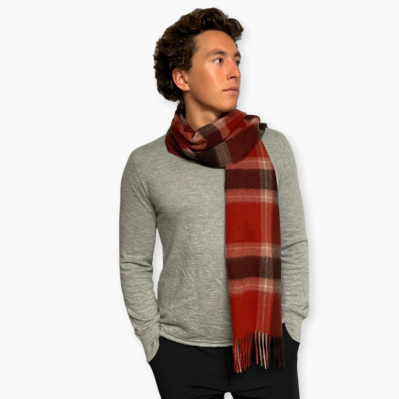 Humble Hilo Wool Scarf, Heritage Plaid
