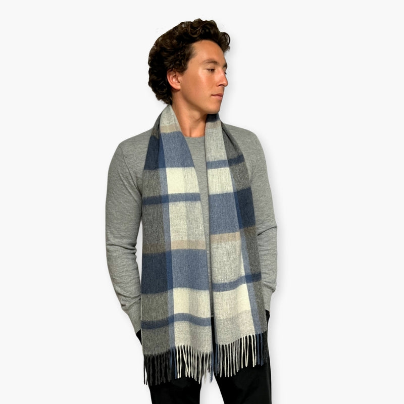 Humble Hilo Wool Scarf, Heritage Plaid
