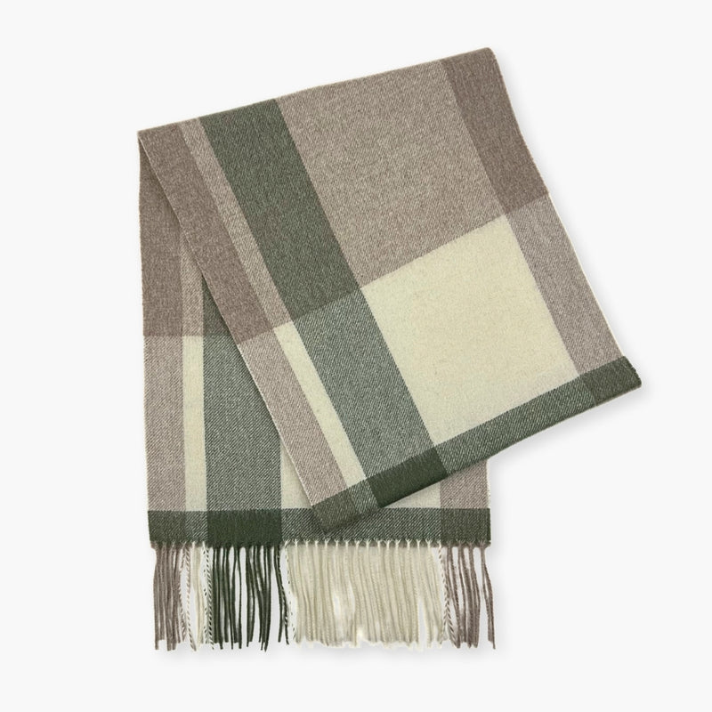 Humble Hilo Wool Scarf, Heritage Plaid