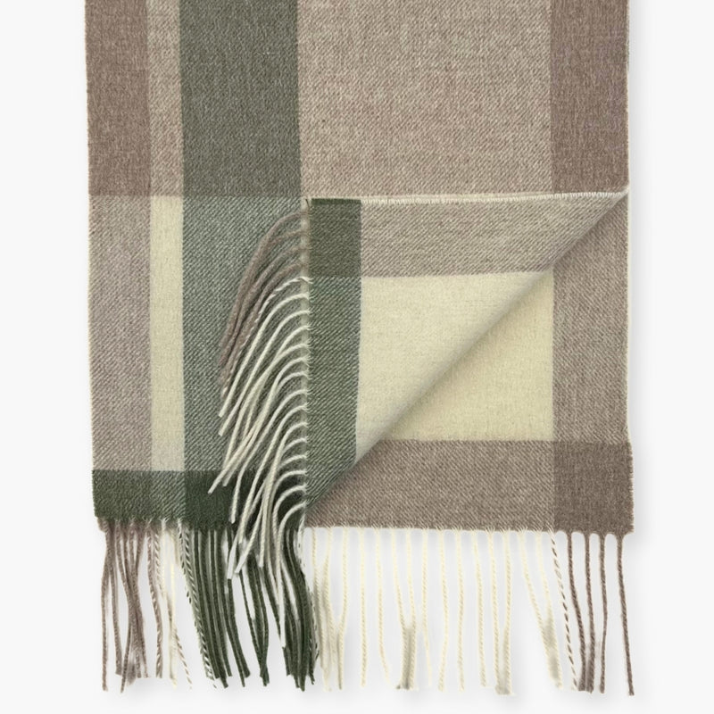 Humble Hilo Wool Scarf, Heritage Plaid